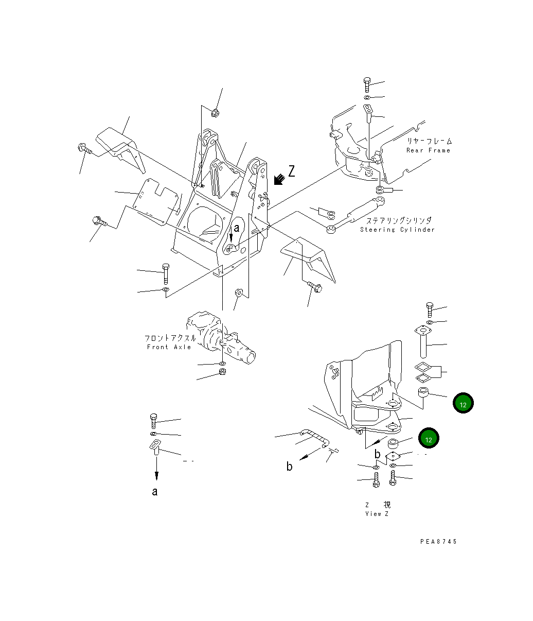 Проставка 361-46-23120 Komatsu