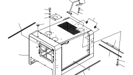 Стойка 417-54-H5110 Komatsu