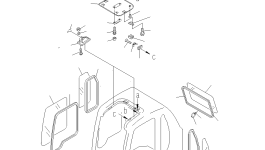 Стекло 20E-54-K5930 Komatsu