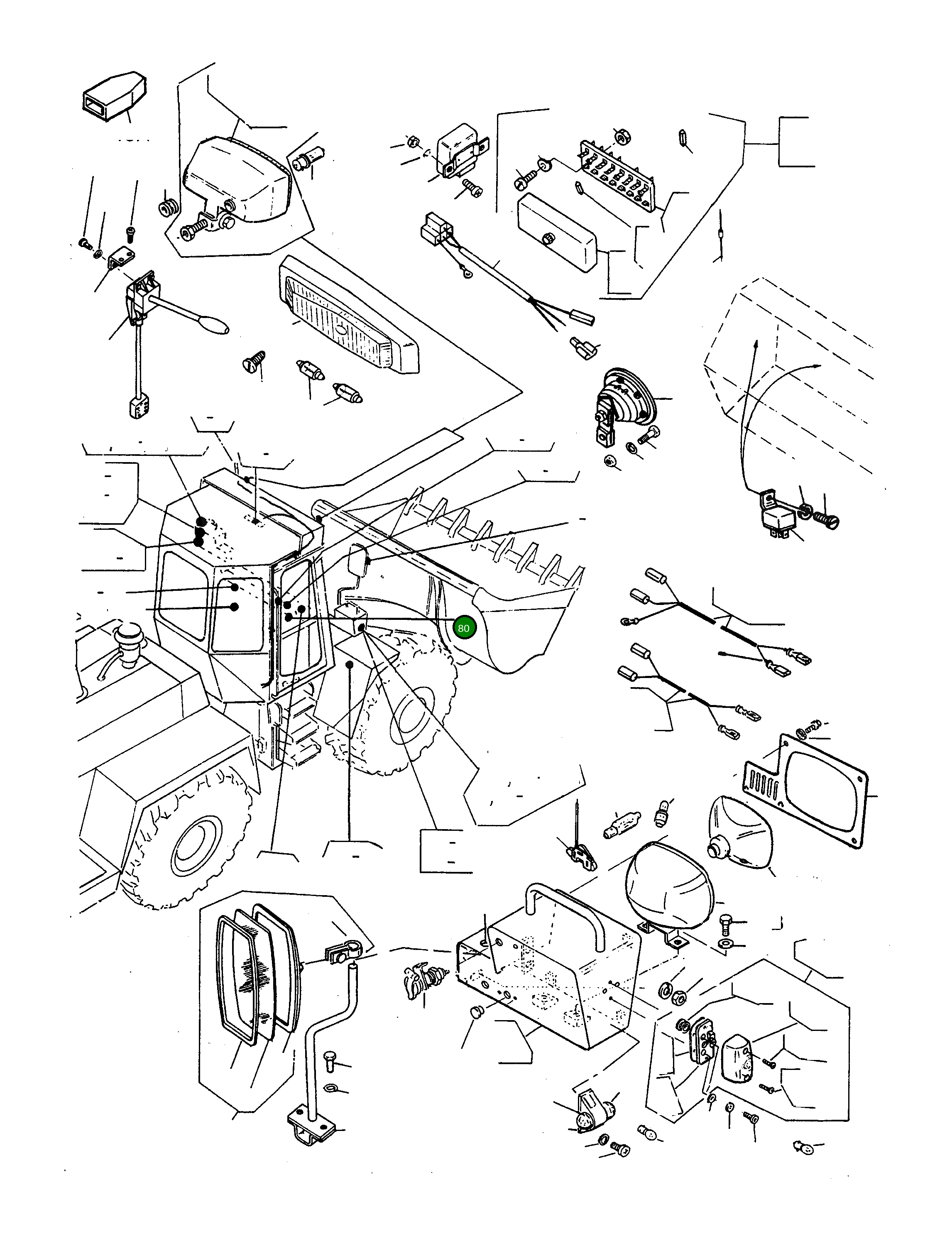 Провод 4005869M91 Komatsu