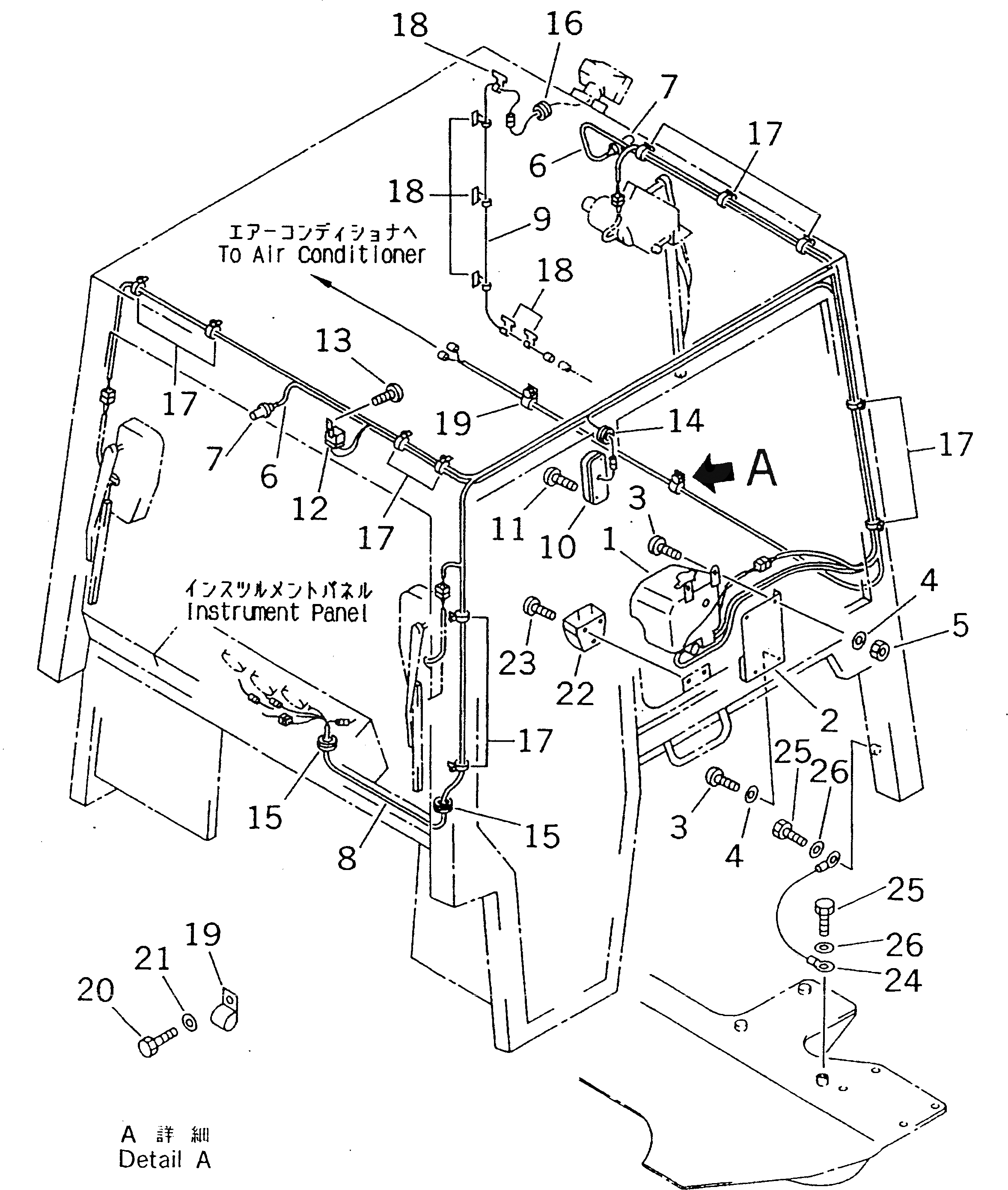 Провод 20Y-06-13620 Komatsu