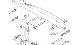 Регулировочная прокладка 2114-1059D167 Komatsu