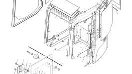 Стекло 21W-54-R1370 Komatsu
