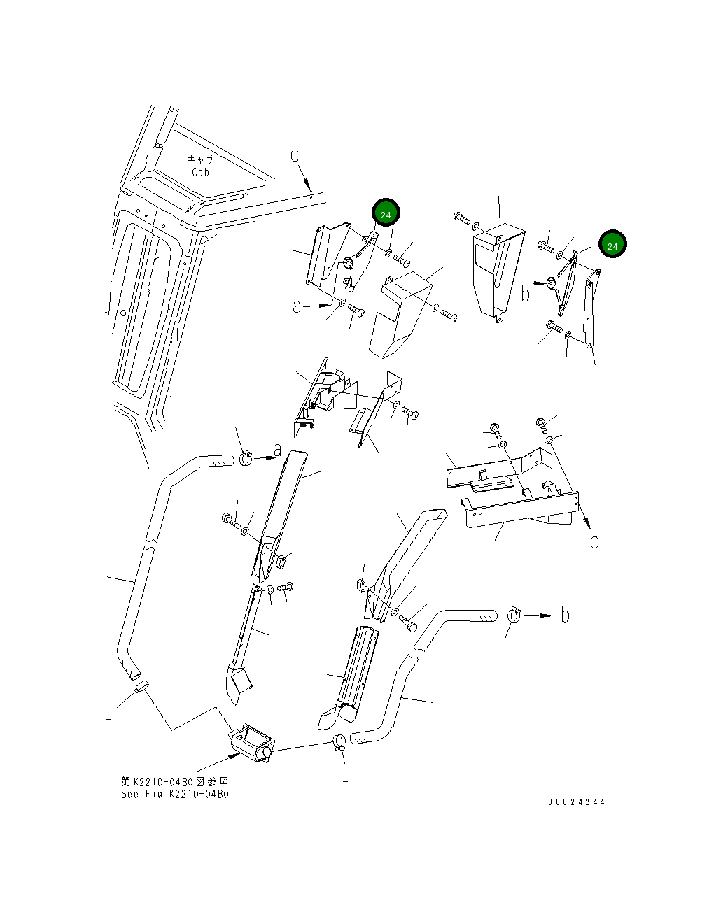 Распылитель 124-911-5520 Komatsu
