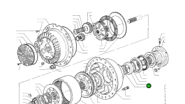 Поршень 3198663 Komatsu