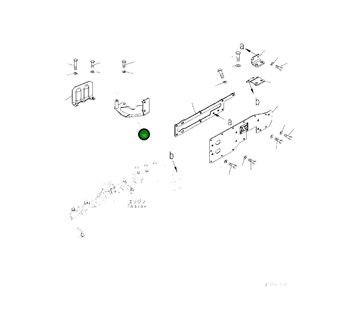 Пластина 423-01-62421 Komatsu