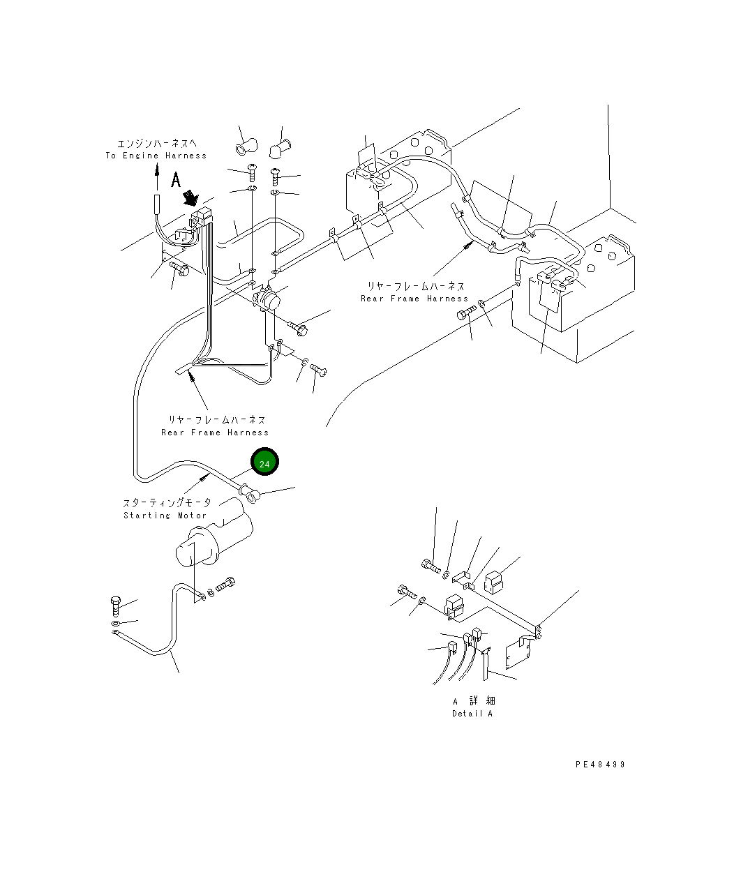 Провод 421-06-22440 Komatsu