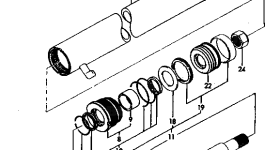 Поршень YM172964-72020 Komatsu