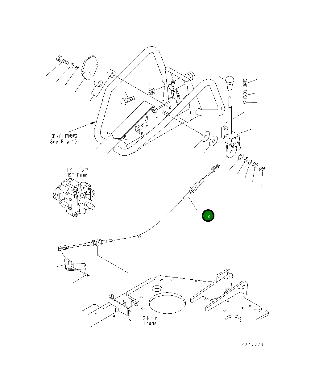 Провод 2694-3-25300 Komatsu