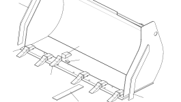 Полоз 42U-70-22C30 Komatsu