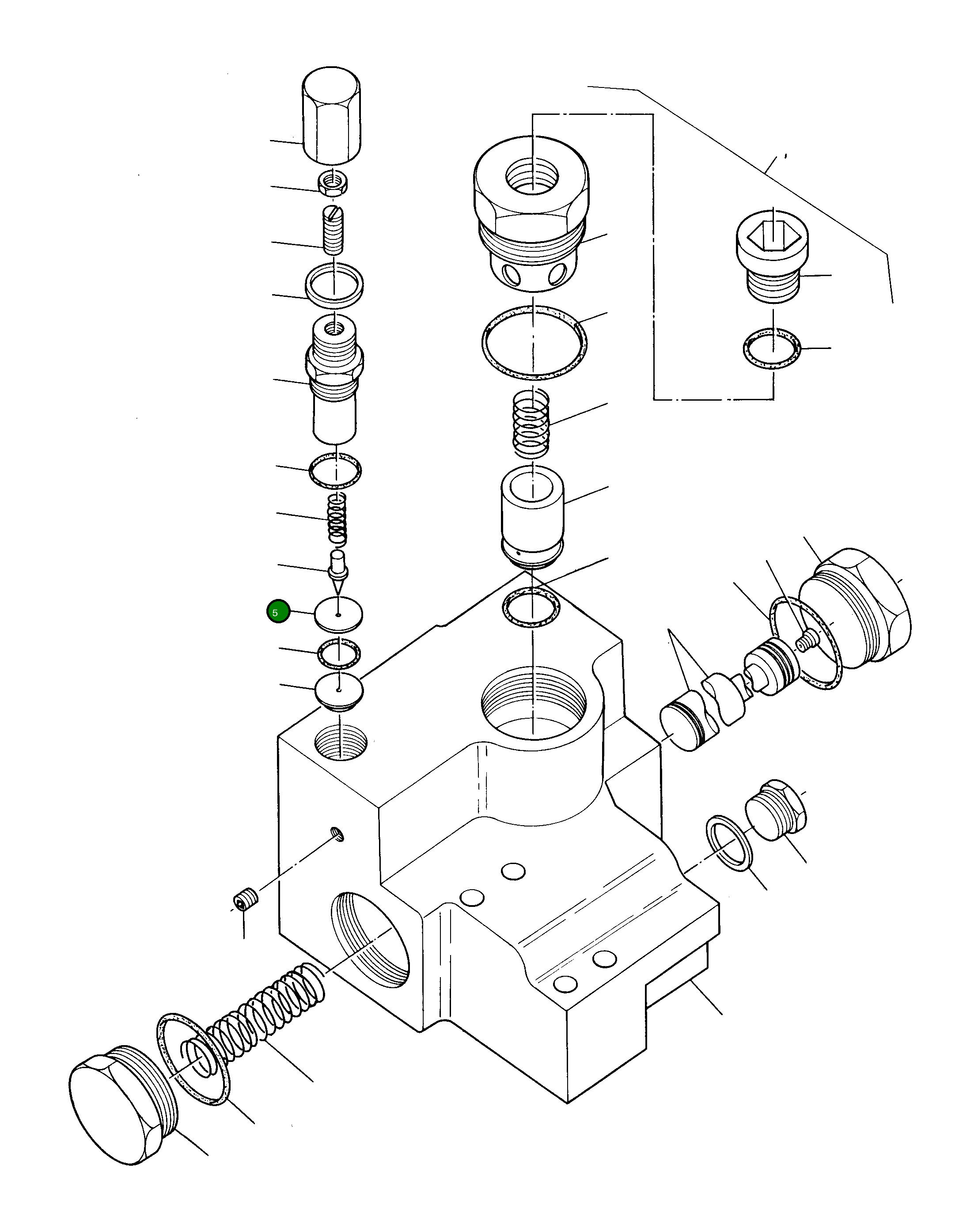 Седло клапана 1892683M1 Komatsu