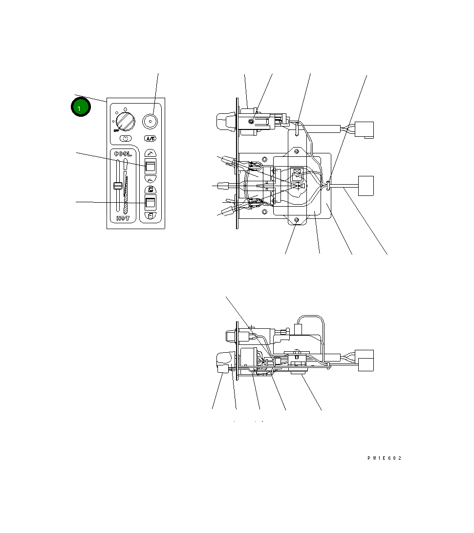 Панель TW536131-4900 Komatsu