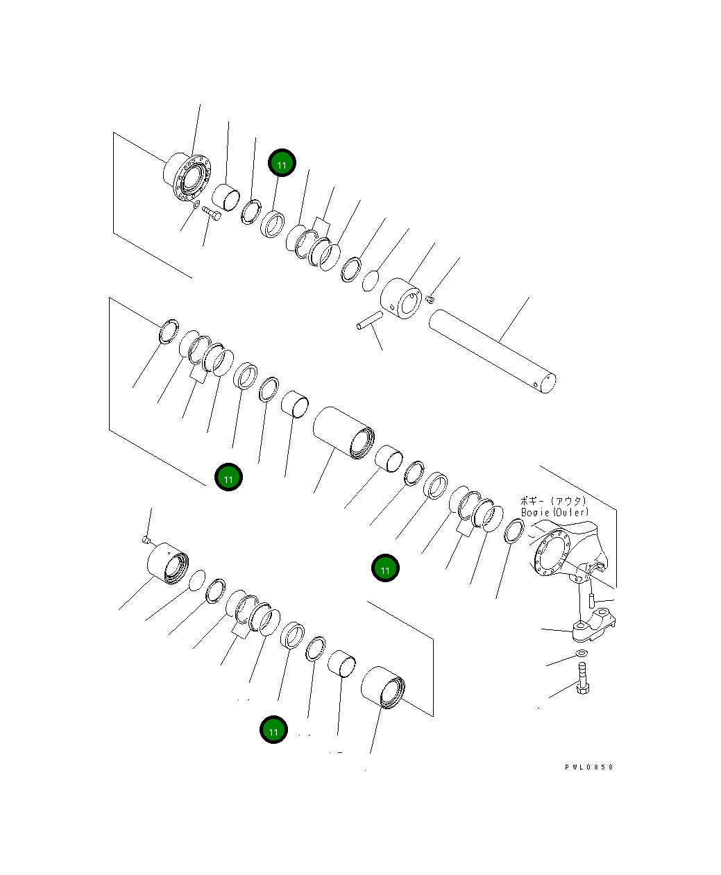 Проставка 198-30-56271 Komatsu