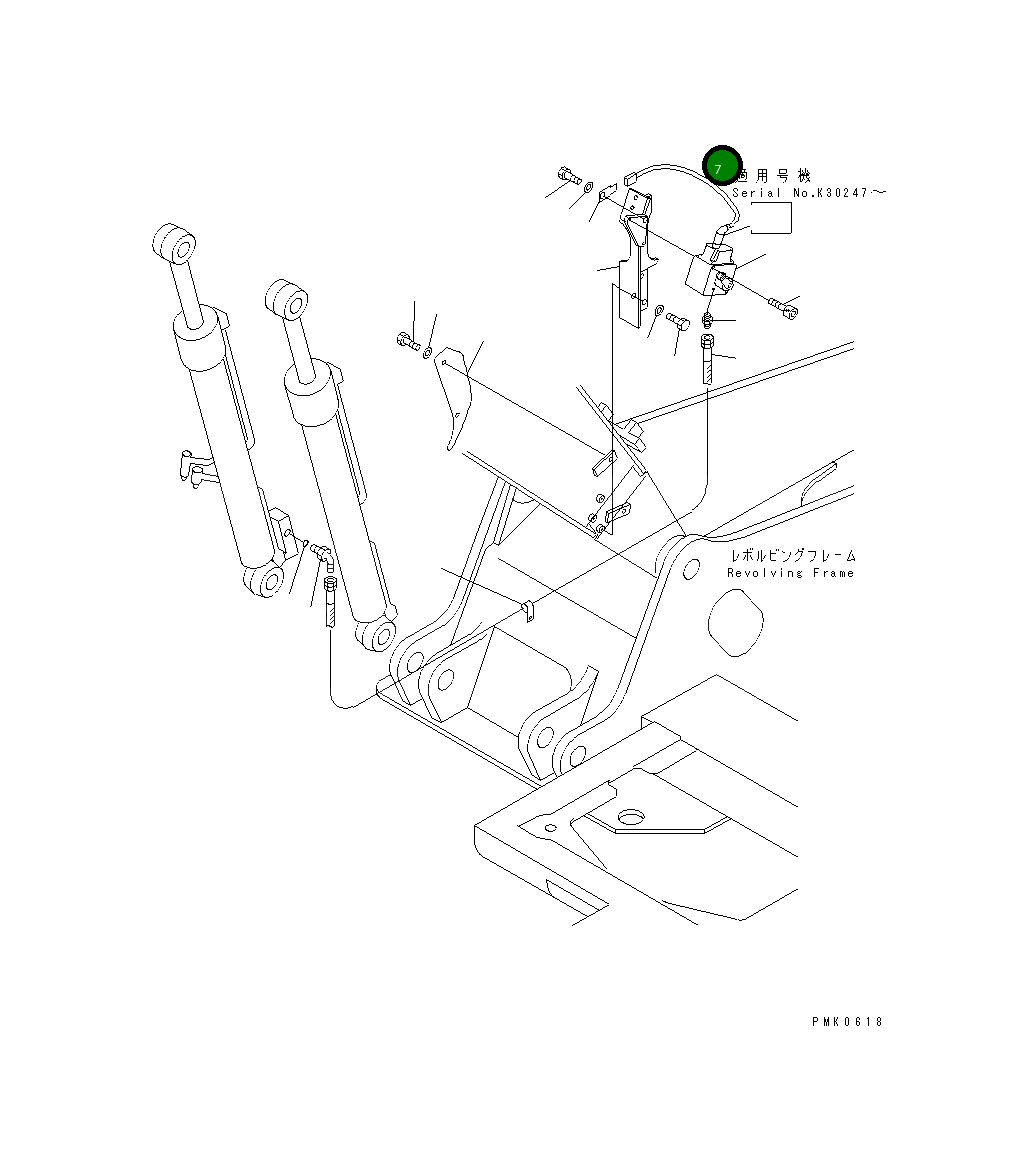 Провод 20E-06-K1510 Komatsu
