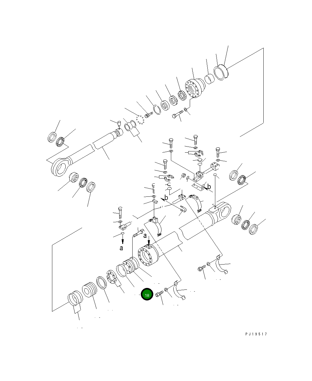 Поршень 707-36-25060 Komatsu