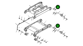 Регулировочная прокладка 20Y-54-83730 Komatsu