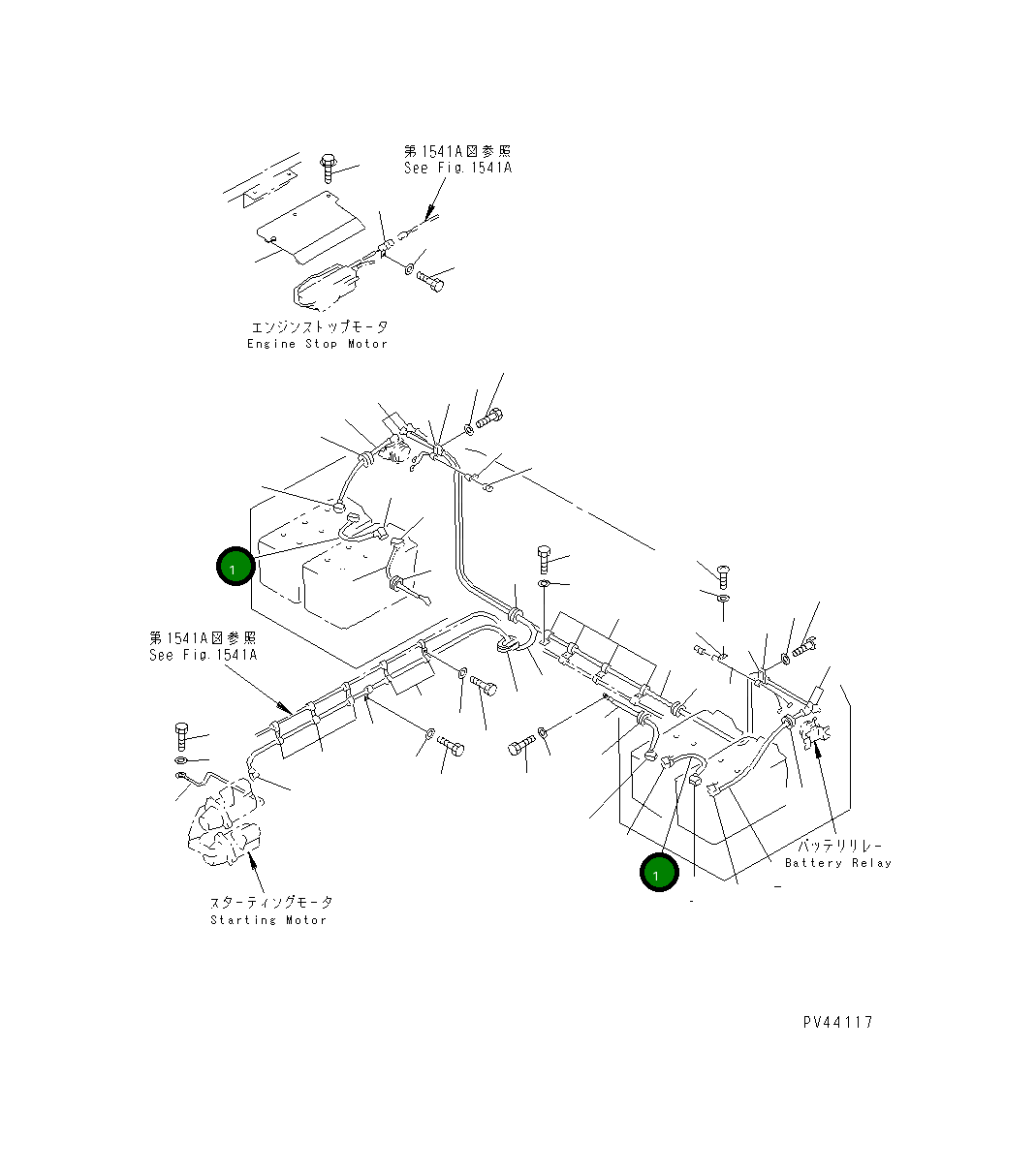 Провод 427-06-12351 Komatsu