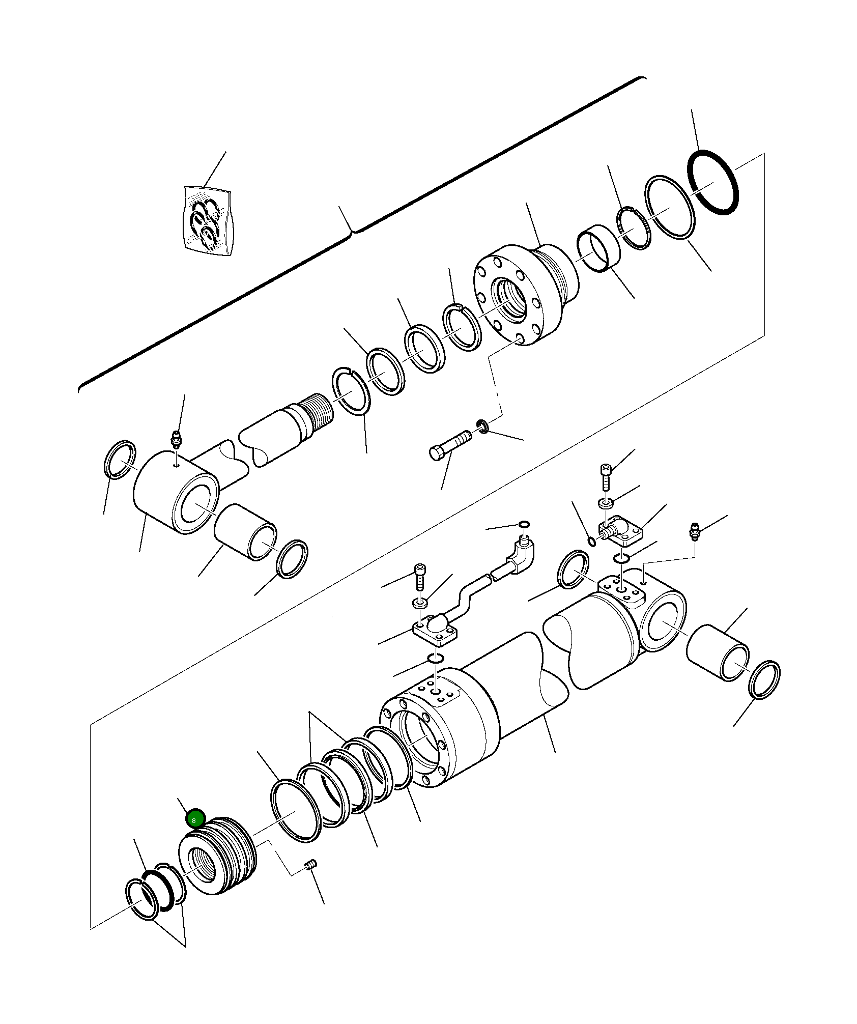 Поршень 707-36-90850 Komatsu