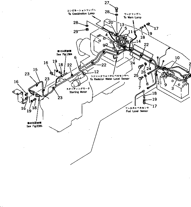 Провод 419-06-12430 Komatsu
