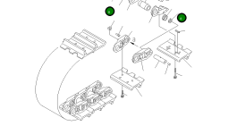 Проставка 198-32-31181 Komatsu