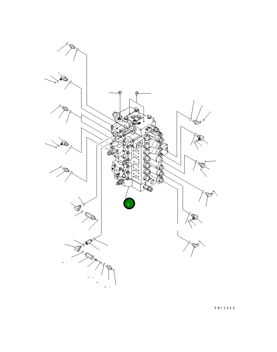 Управляющий клапан 723-47-26101 Komatsu
