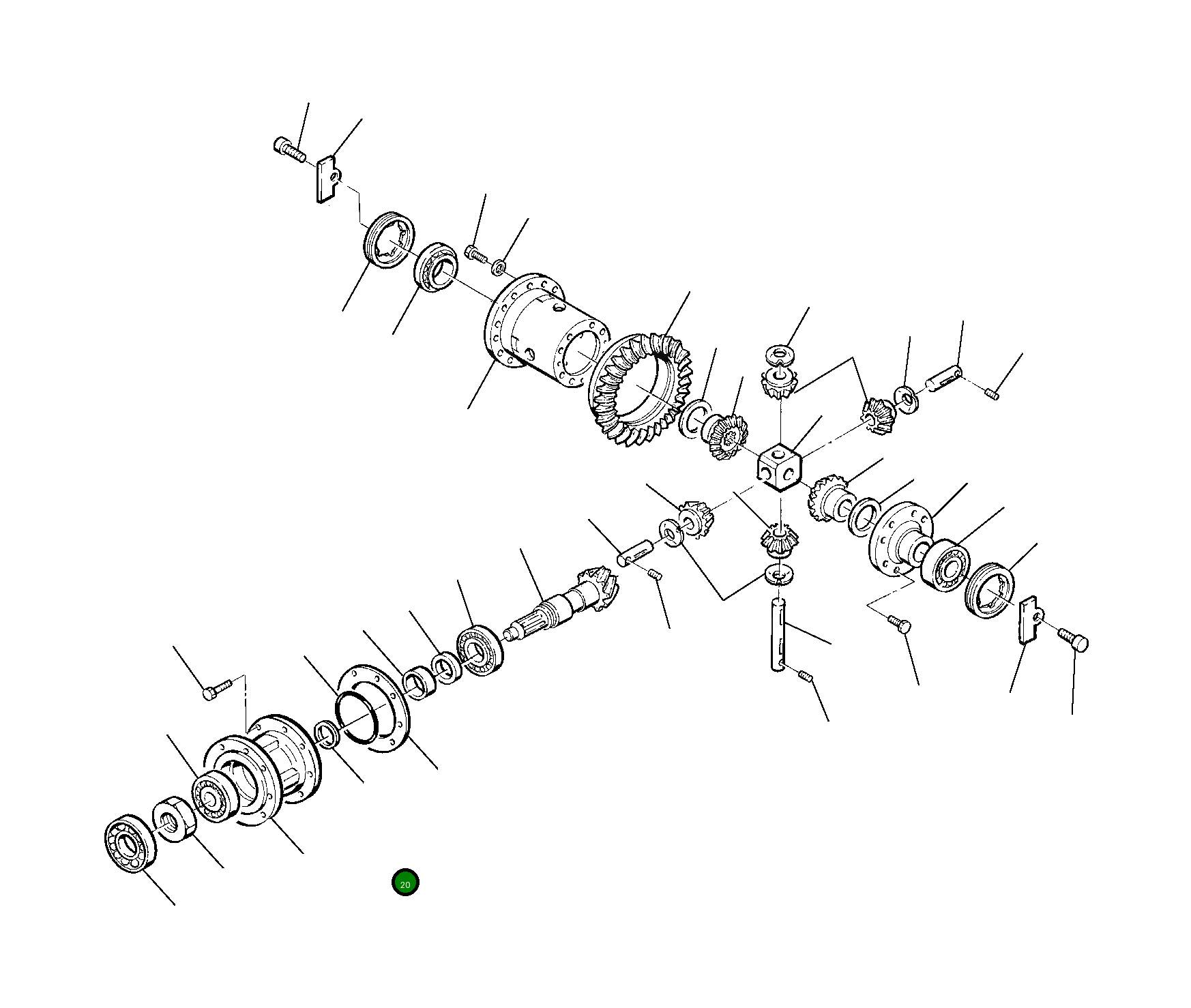 Стопорное кольцо 22E-22-11770 Komatsu