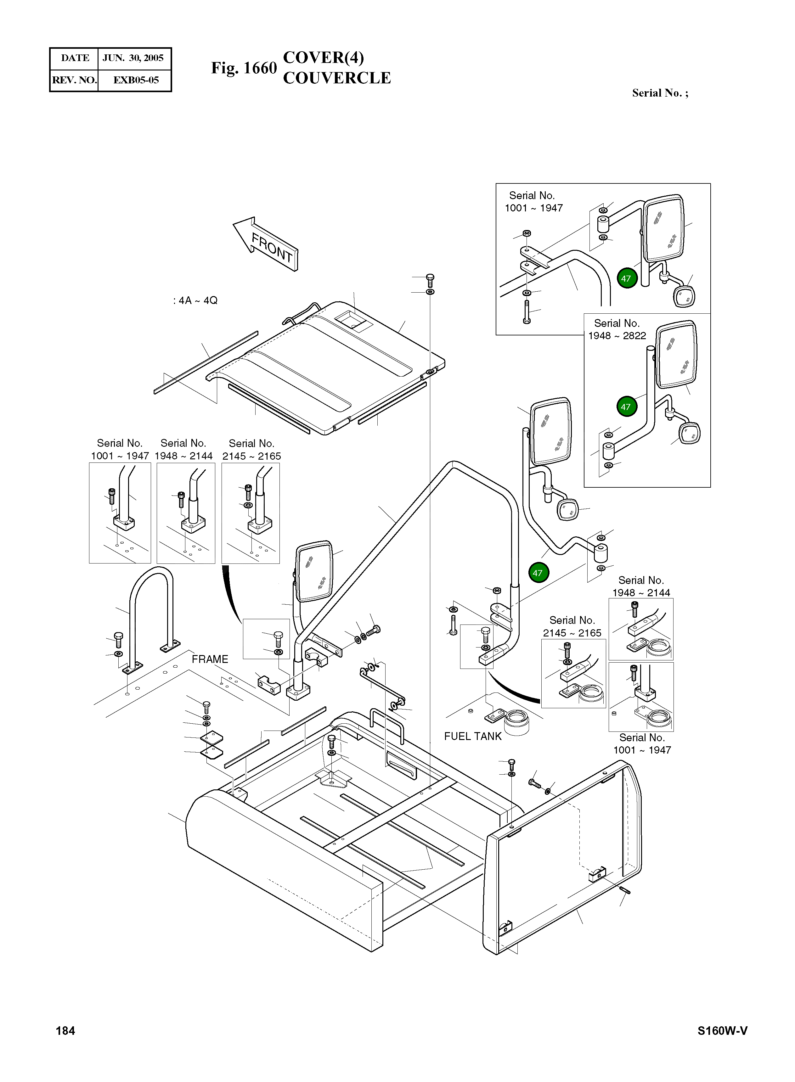 Стойка K1002991A Komatsu