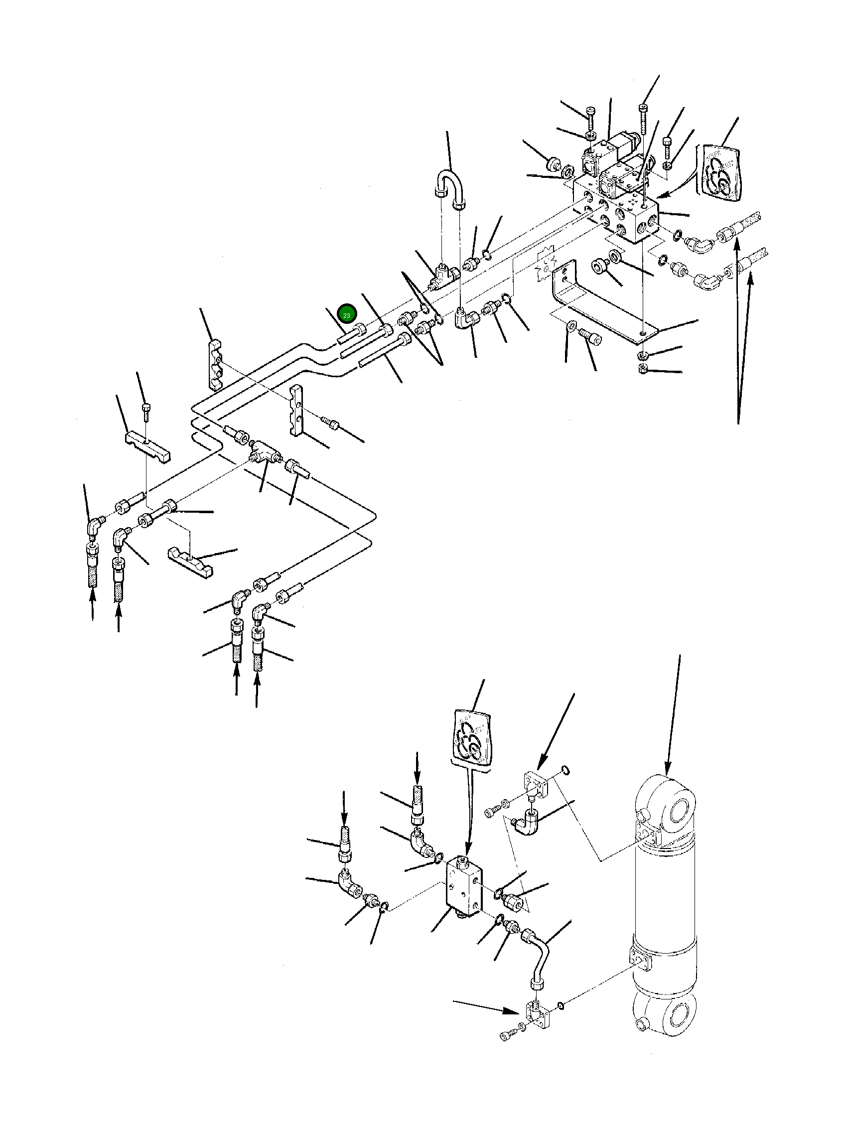 Труба 21D-62-13670 Komatsu