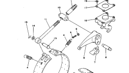 Тормозная лента 125-33-21411 Komatsu