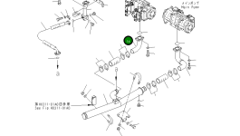 Трубка 209-64-11241 Komatsu