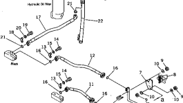 Трубка 207-970-1650 Komatsu