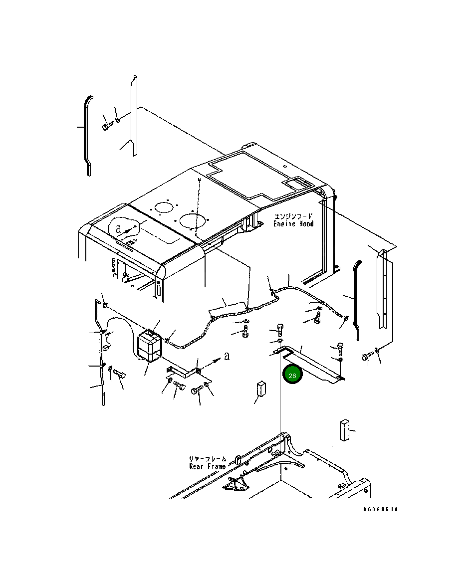 Уплотнение 419-54-B6040 Komatsu