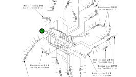Управляющий клапан 723-49-16101 Komatsu
