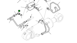 Труба 21W-09-R5760 Komatsu