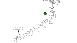 Трубка 208-62-61113 Komatsu