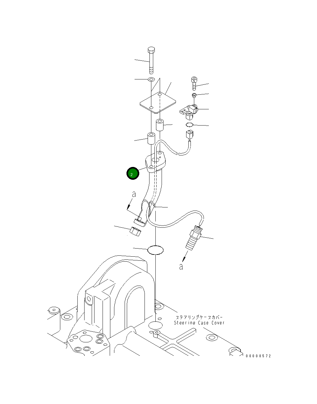 Трубка 14Y-22-37410 Komatsu