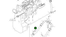 Трубка 42C-15-14220 Komatsu