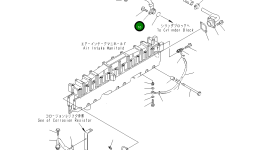 Трубка 6155-61-6550 Komatsu