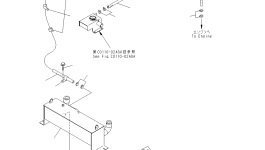 Трубка 567-03-72220 Komatsu