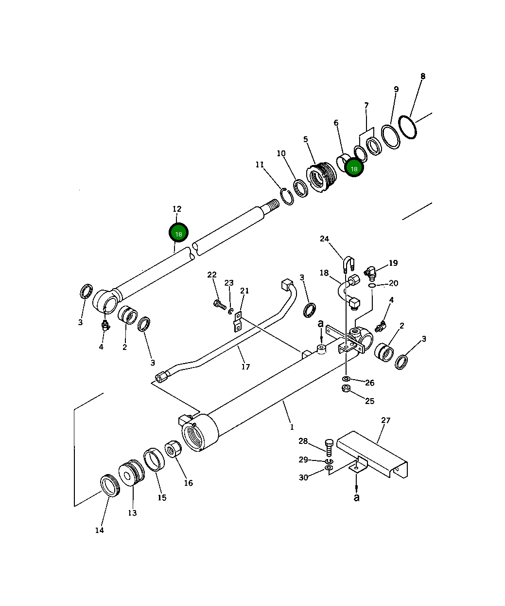 Трубка 201-63-76190 Komatsu
