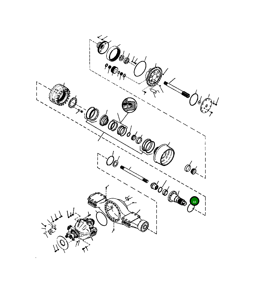 Уплотнение ED 3 202 Komatsu