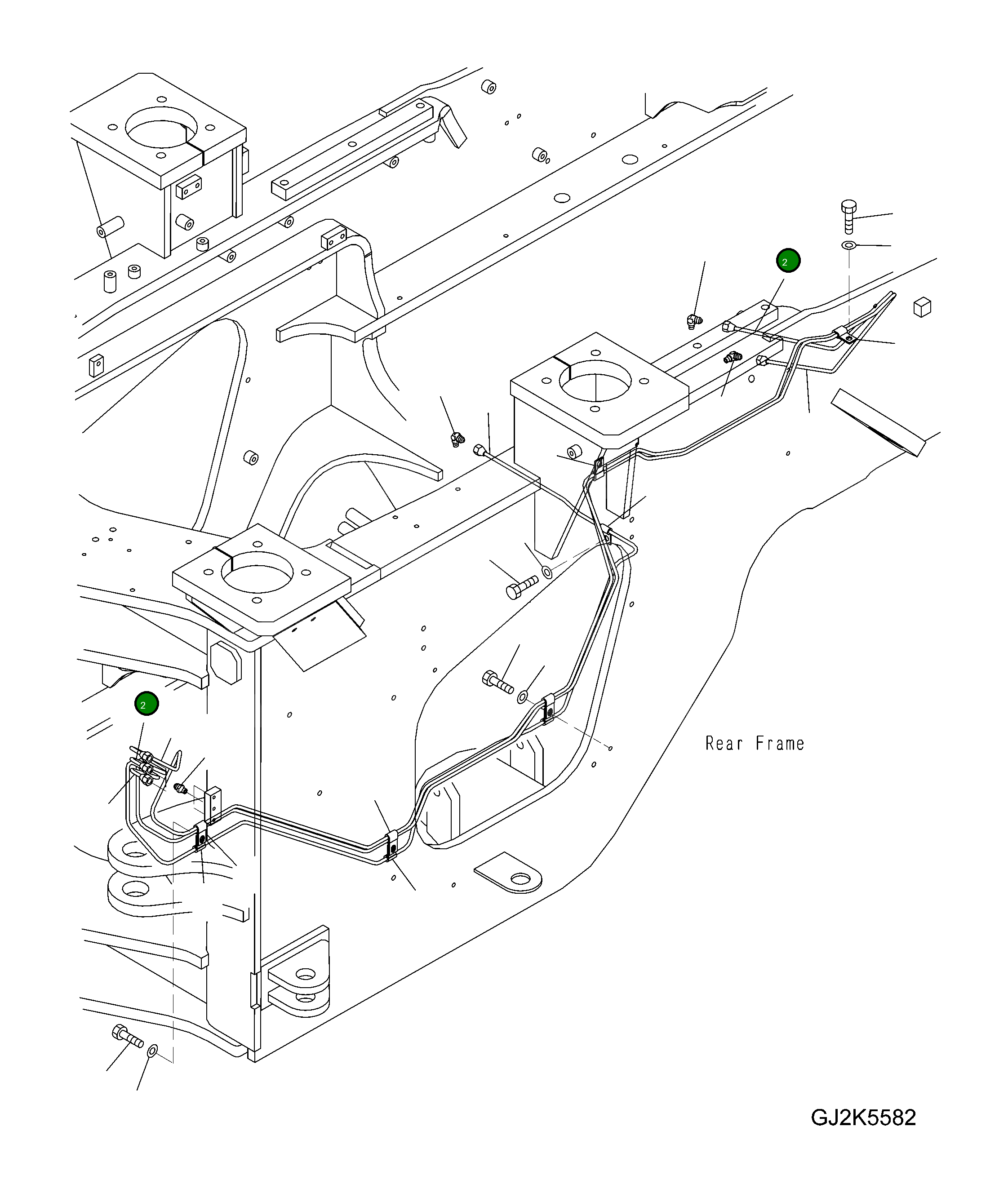 Трубка 424-S95-H840 Komatsu