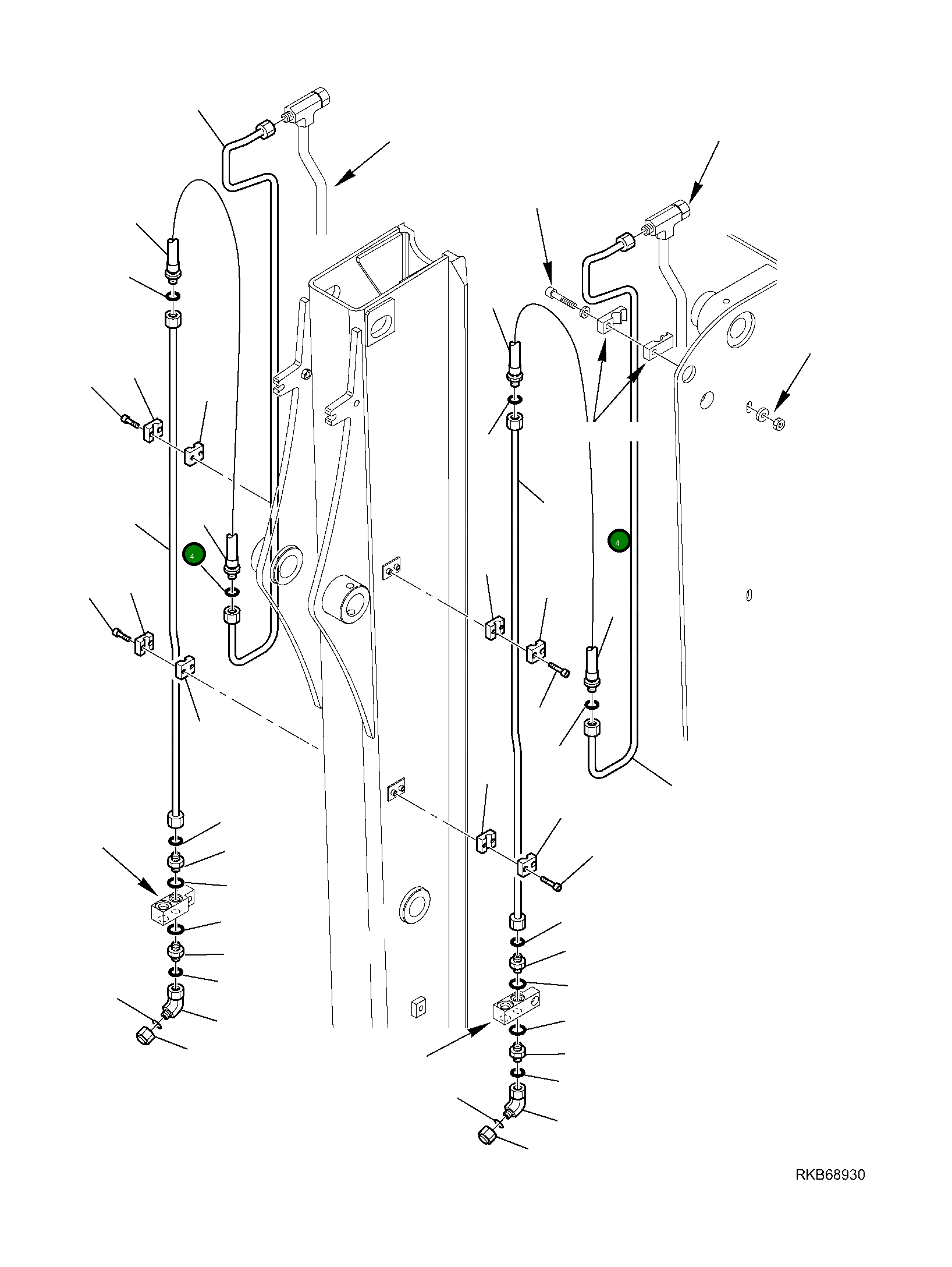 Труба 42N-62-19480 Komatsu