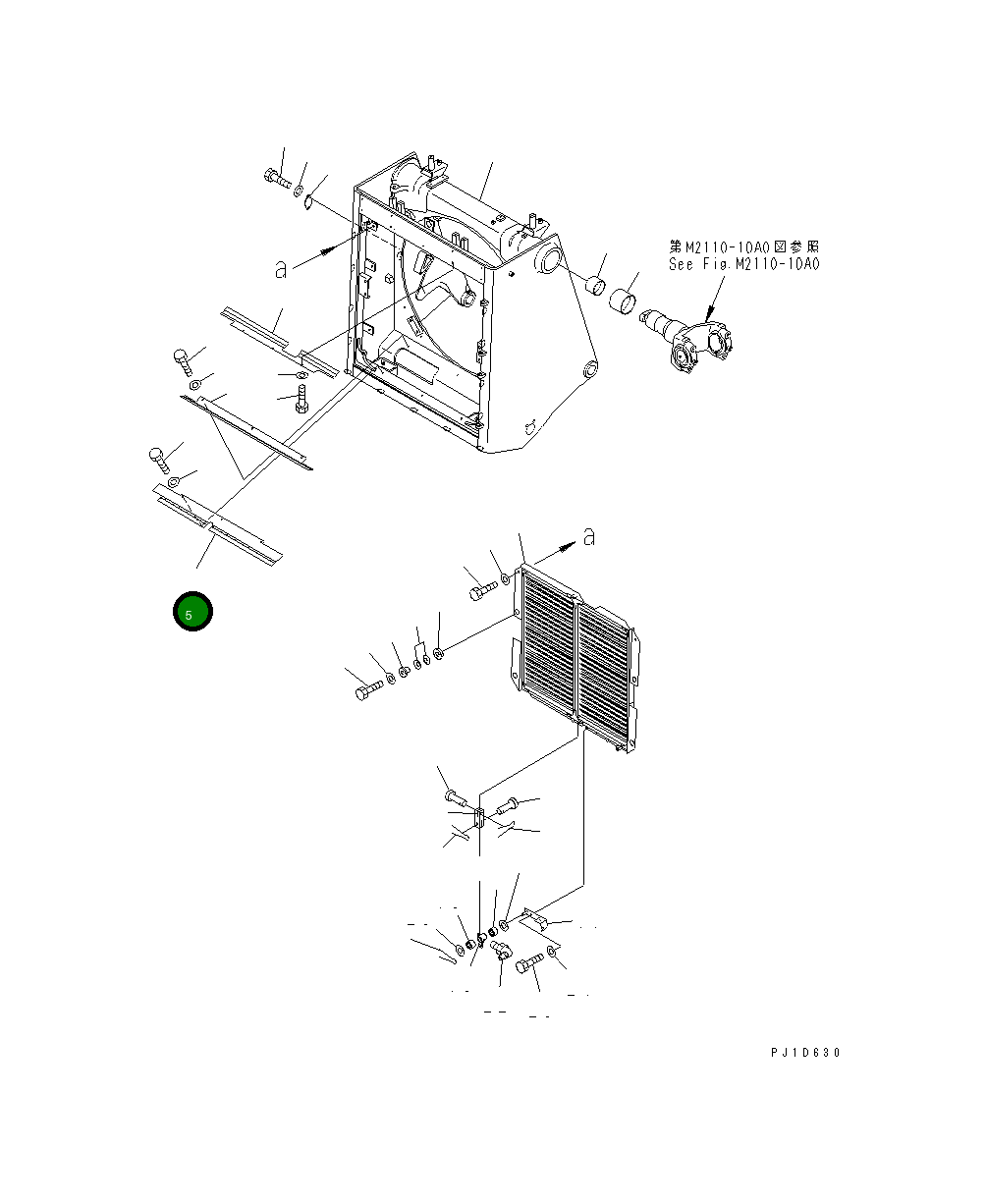 Уплотнение 195-03-55280 Komatsu