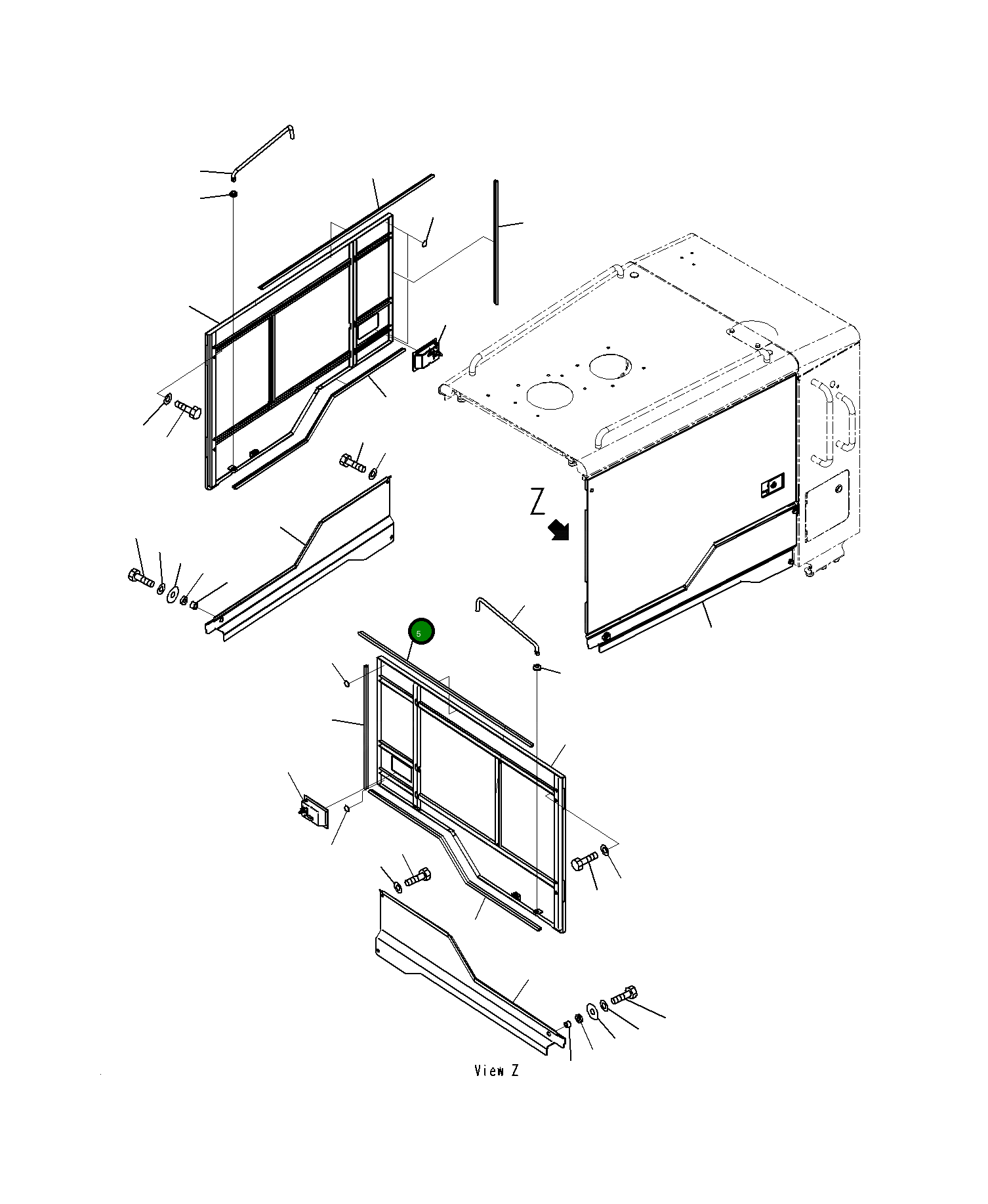 Уплотнение 427-Z8-92470 Komatsu