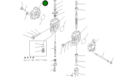 Управляющий клапан 709-32-15502 Komatsu