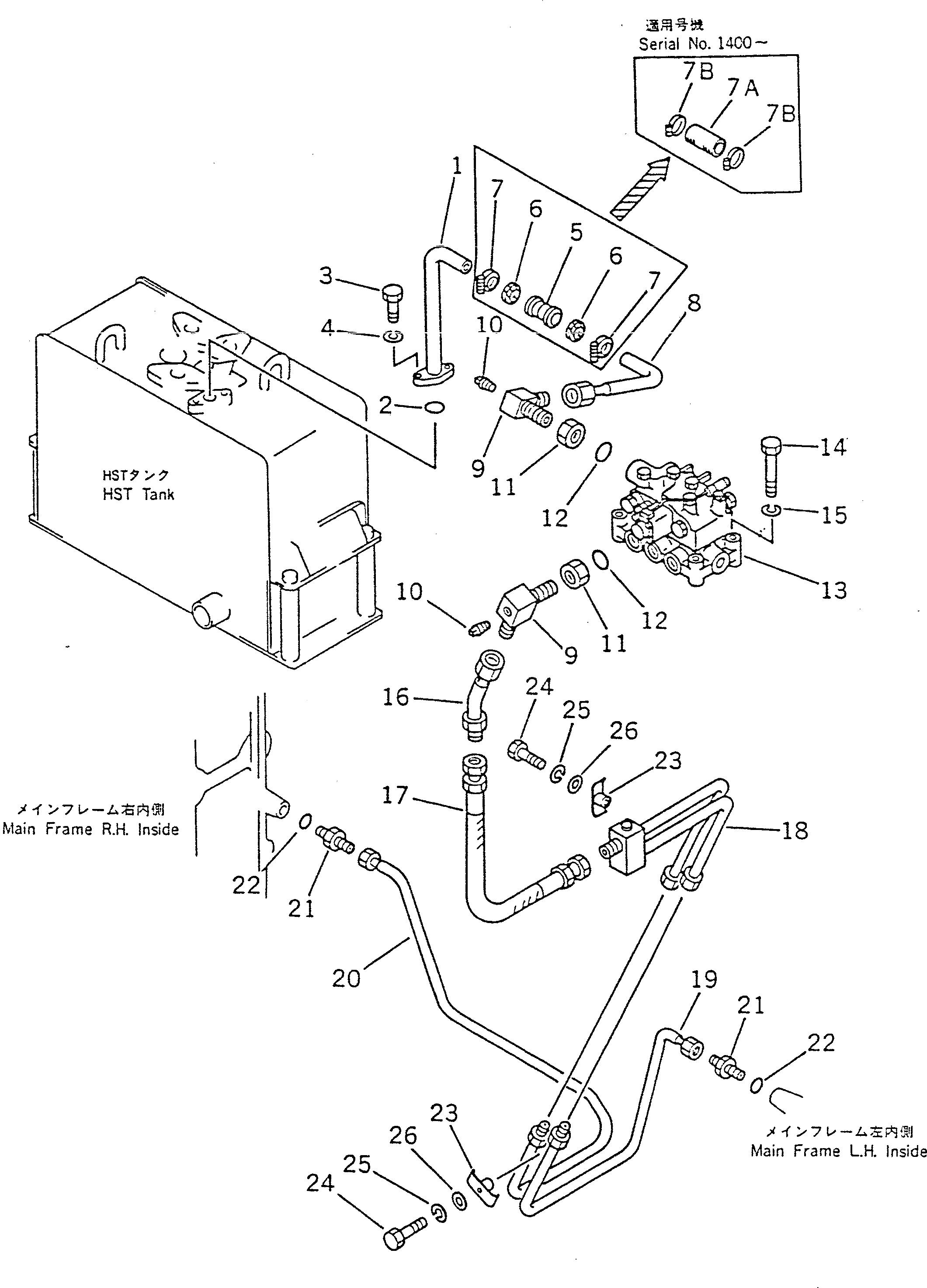 Трубка 142-49-13884 Komatsu