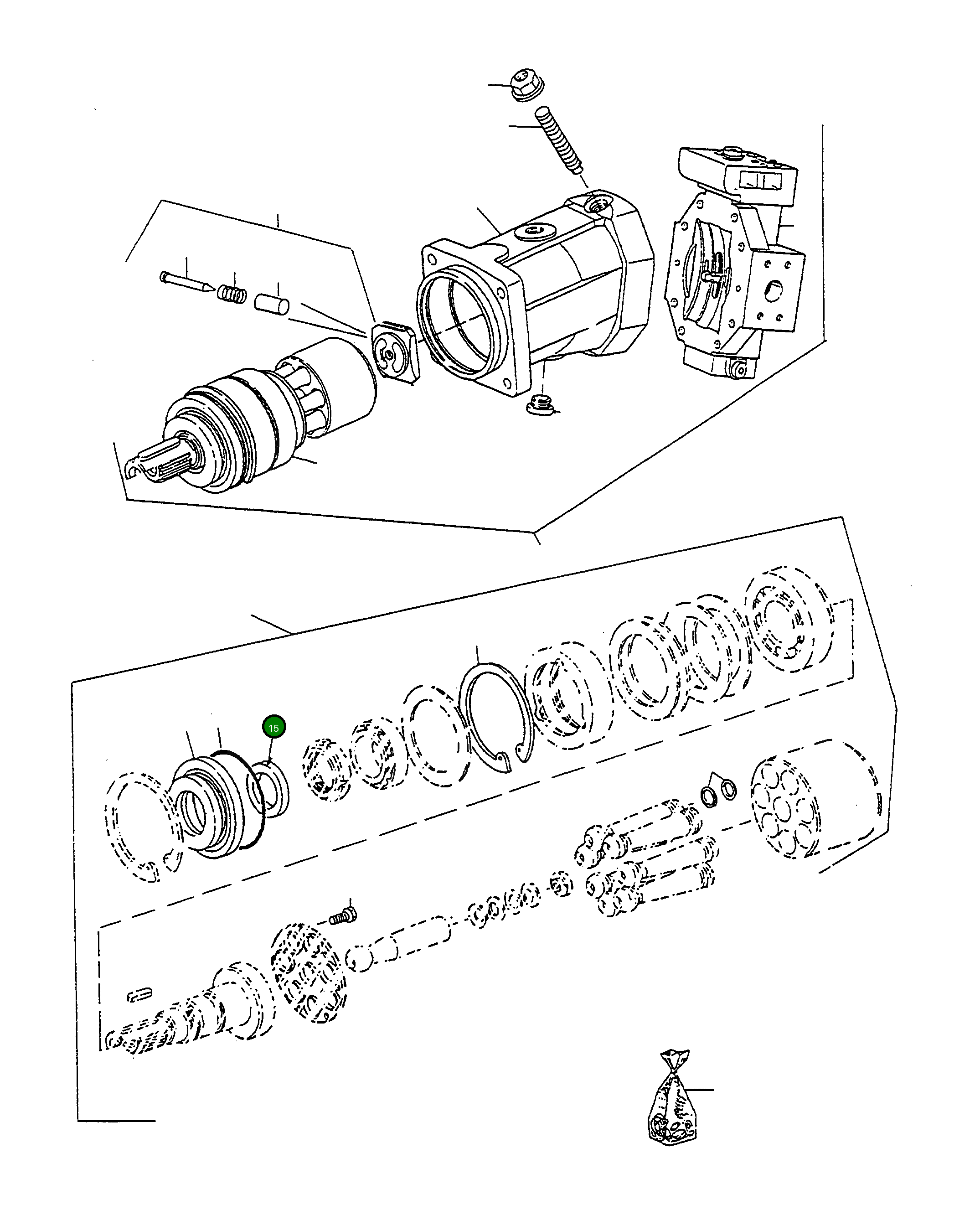 Уплотнение 4918228M1 Komatsu
