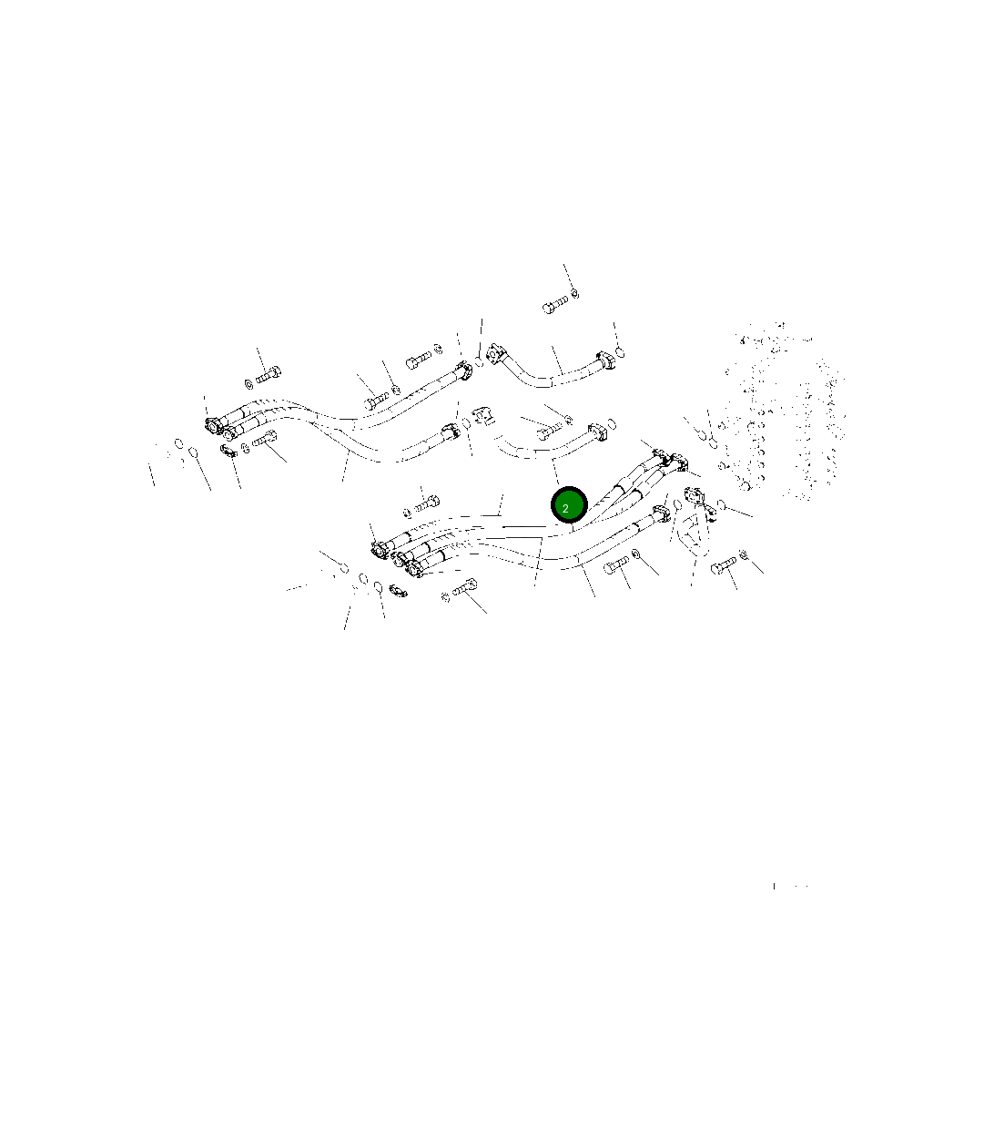 Трубка 208-62-21780 Komatsu