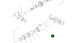 Цилиндр 721-11-70590 Komatsu